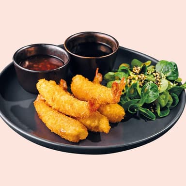 Creveți tigru crocanți