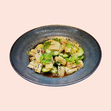 Salată fuzhu (sparanghel de soia)