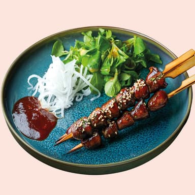 Yakitori din inimioare de pui