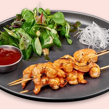 Yakitori din creveți